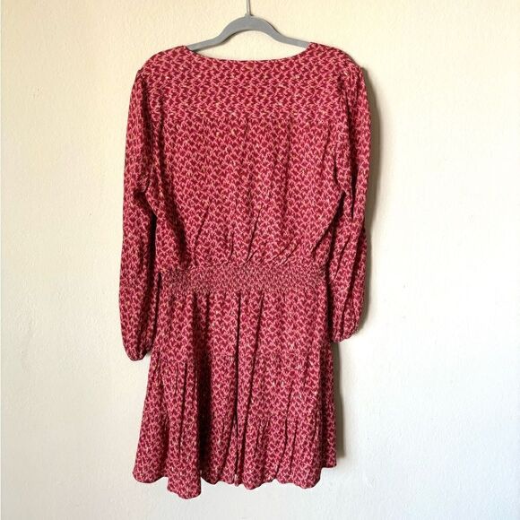 Paige Sandee Day to Night Mini Papaya Multi Pink Dress Size L - Picture 8 of 10